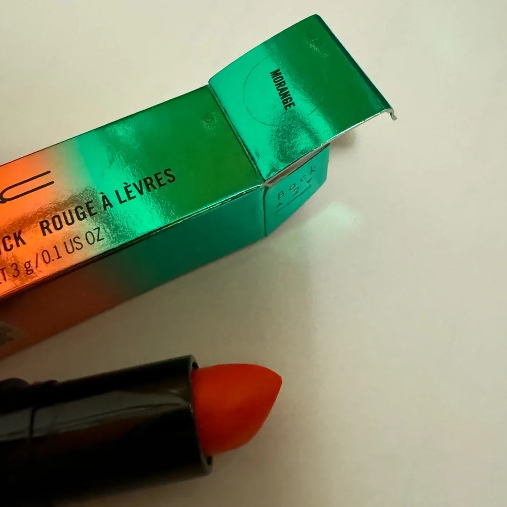 MAC LE lipstick Morange from Wash and Dry collection set bundle available - Picture 2 of 4